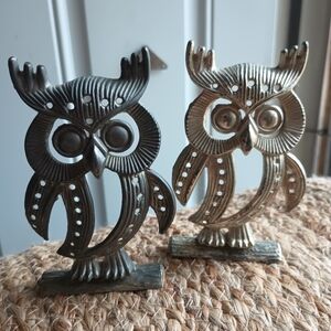 Two Silver Plated Vintage Earring Holders w Tags! Rare